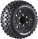 Louise Rc Up Hill 1-10 Stadium Truck Tire Set Mounted Sport Black Wheels Removable Hex 12 Narrow 12 Wide 14 17mm L-t3211sx Louise Rc World