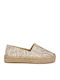 Nash Suede Γυναικείες Εσπαντρίγιες σε Χρυσό Χρώμα