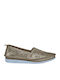 Women's Slip-On Leather Gold