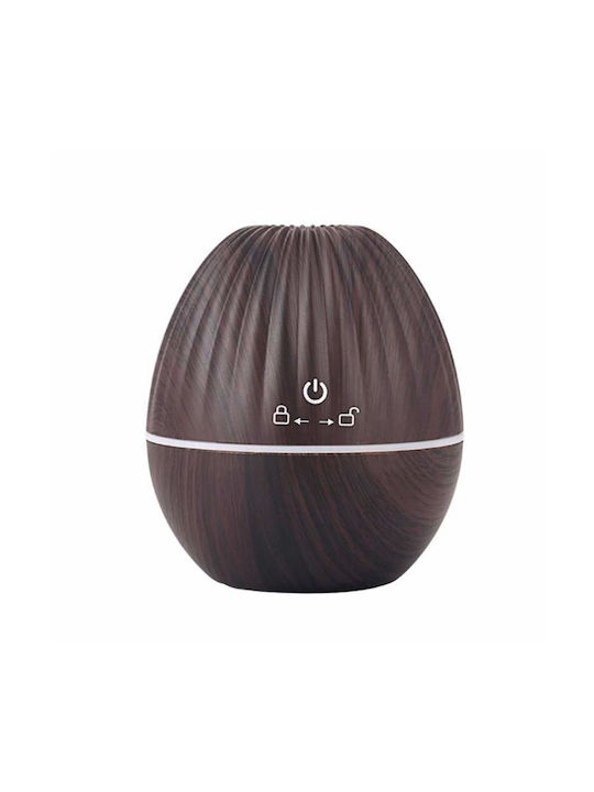 LED Aromatherapie-Diffusor Ultraschall mit Timer Beige 130ml