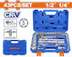 Wadfow Ратчетни и гнездови гарнитури 1\4" & 1\2" 43бр