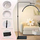 Floor Lamp LED 36W Half Moon Remote Control HD-M6X – Black