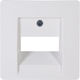 Hk05 Double Plate Rj11/rj45 White 1-k326102004