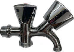1/2 Dual Outlet Wasserhahn Inox Silber Galifas 7925645 Galifas 1/2 Dual Outlet Wasserhahn Inox Silber Galifas 7925645 Galifas