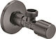 Γωνιακός Διακόπτης 1/2 X 1/2 Grohe 22041a00 Hard Graphite
