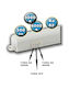 Φωτιστικο Led Τ5 4w 31cm Cct Tunable 3000/4000k 230v 350 Lm Καλωδιο 1,5μ Διακοπτη Universe 2-u010283