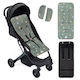 Interbaby Калъф за количка 34x84бр Зелен