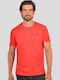 Assn Mick Polo Kurzarm T-Shirt Korallrot