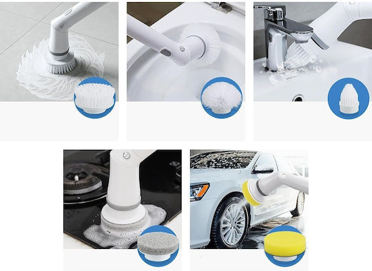 Perie de curățare electrică rotativă cu 6 capete Tornado-14-27032