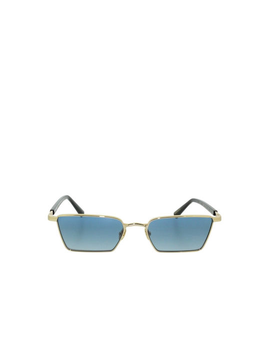 サングラス GAST FW25 Gast Eyewear - AUREA - blue (AUREA BLUE) Gast Aurea Women's Sunglasses with Gold Metal Frame and Blue