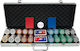 Set of 500 Numbered Poker Chips Athens 14g Aluminum Case
