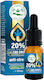 Cretan Gaia Масло от Коноп за Намаляване на Стрес 2000mg с 20% CBD и с 2% CBG 10ml
