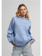 Women's Sweatshirt Hooded Powder Blue