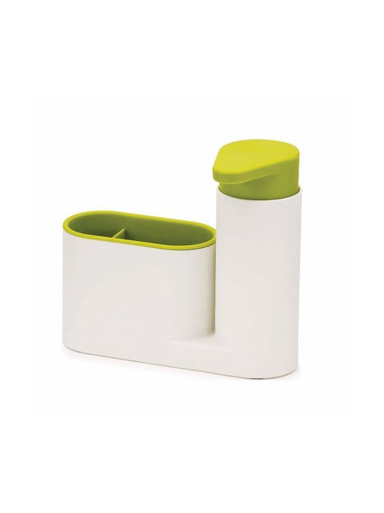 Dispenser Bucătărie Plastic cu Suport pentru Burete Alb 175ml