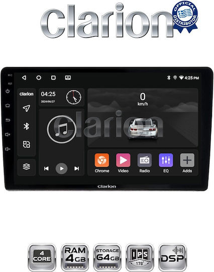 Clarion Car Audio System for Ford Focus / Mondeo / Galaxy / S-Max 1998 > 2004 (Bluetooth/USB/WiFi/GPS/Apple-Carplay/Android-Auto)