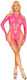 Leg Avenue Fishnet Bodystocking Секси Бодистокинг Розов