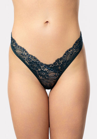 Στρινγκ Cottonhill Λεπτομέρεια Κόσμημα Dark Green Elegance Ch0152-5-πράσινο
