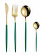 Set de Tacâmuri Inoxidabil Verzi 24buc