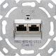 Mechanismus Doppel-Daten Cat6a 2x8p 1-k920100004