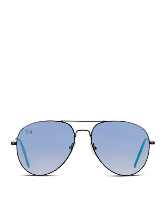 Twig Pennac Unisex Sunglasses with Black Metall...