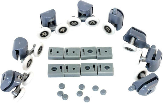 Set 24 Pieces Shower Cabin Refurbishment Color Gray
