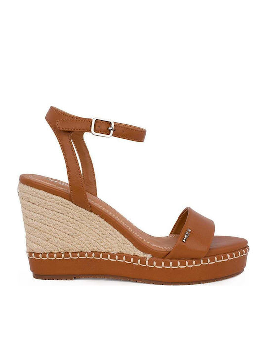 Leather Women's Moccasins in Tabac Brown Color
