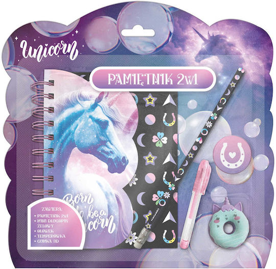 Derform Kids Stationery Set with Pencil, Sharpener, Eraser and Pen