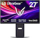 LG 27G850A-B Nano IPS HDR Spiele-Monitor 27 Zoll 4K 3840x2160 240Hz mit Reaktionszeit 1ms GTG