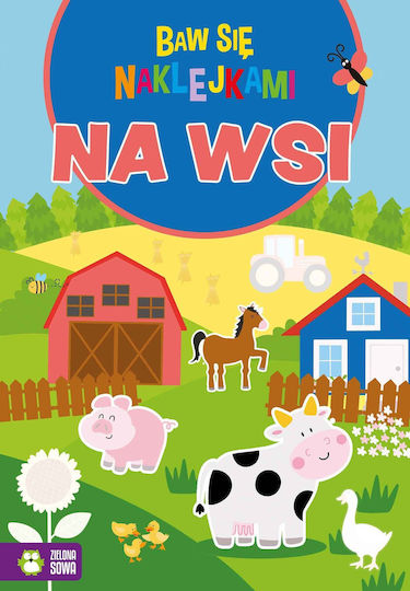 Book Play With Stickers. In The Countryside Nw