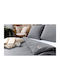 Matex Duvet Cover Set Cotton Single with Pillowcase 160x200 Dark Gray