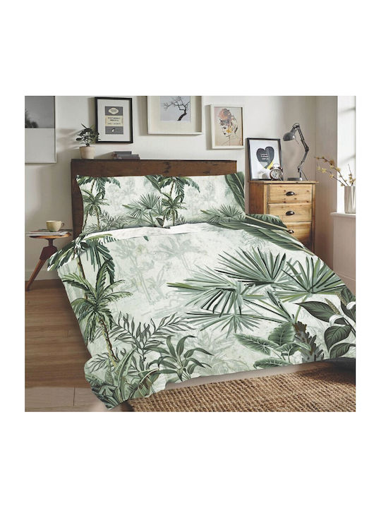 Matex Duvet Cover Set Cotton Queen with 2 Pillowcases 220x200 Multicolored