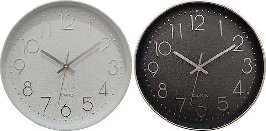 Ankor Wall Clock Plastic White Various Colors)