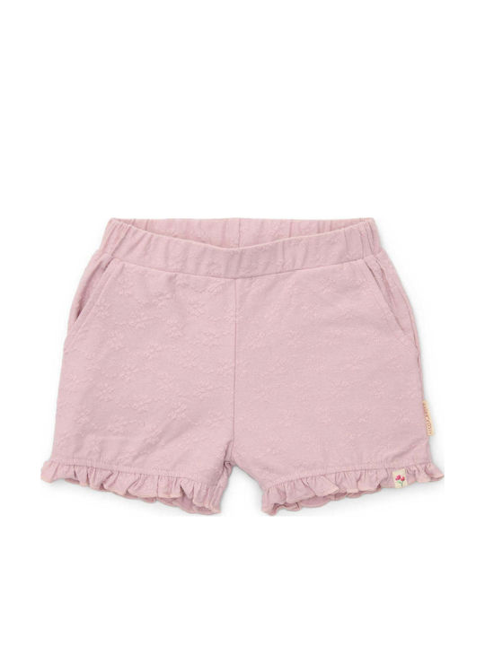 Șort/Salopetă Copii din Material Textil Lilac