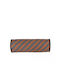 Majestic Μαξιλάρι Κυλινδρικό Blue Brown Stripes 50x18 Εκ