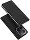 Dux Ducis Skin Brieftasche Leder / Silikon Schwarz (Redmi Note 14 Pro 4G)