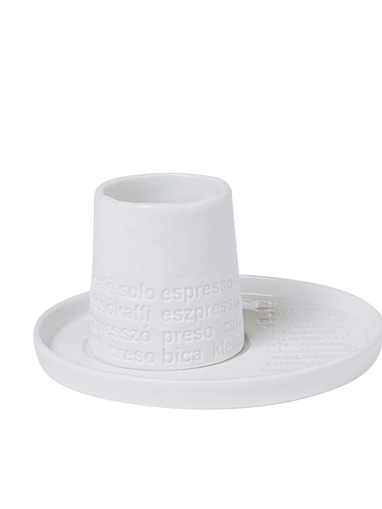 Raeder Tasse Espresso aus Porzellan Weiß