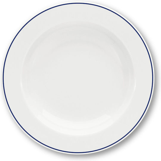 Bauscher Plate Soup made of Porcelain Blue 23cm