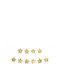 PartyDeco Kinder Dekorative Girlande Gold 290x16.5cm