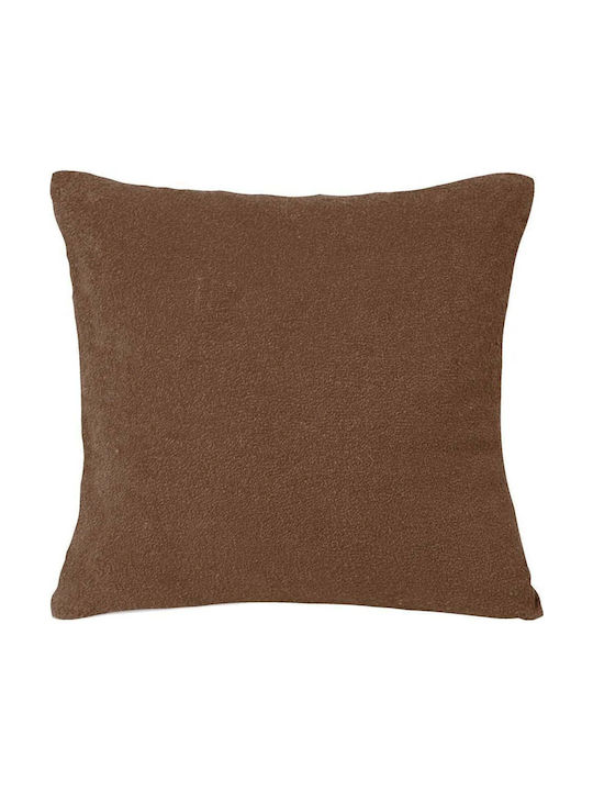 Matex Decorative Pillow Case Fleece Brown 40x40cm