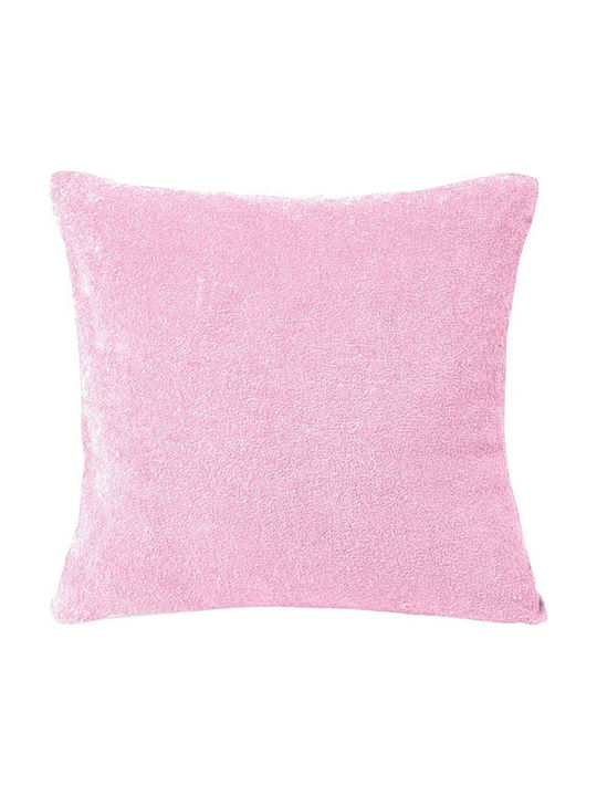 Matex Decorative Pillow Case Fleece Pink 40x40cm