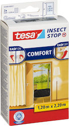 Tesa Σίτα Πόρτας με Σκρατς Σταθερή Μαύρη 220x65cm