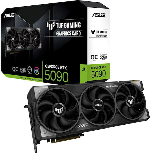 Asus GeForce RTX 5090 32GB GDDR7 TUF Gaming OC Edition Κάρτα Γραφικών