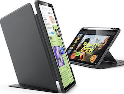 ESR Hybrid Flip Cover Σιλικόνης (iPad Air 4 (2020) / Air 5 (2022) / Air 11 (2024) / Air 11 (2025)) Μαύρη