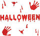 Bloody Halloween Gel Window Stickers