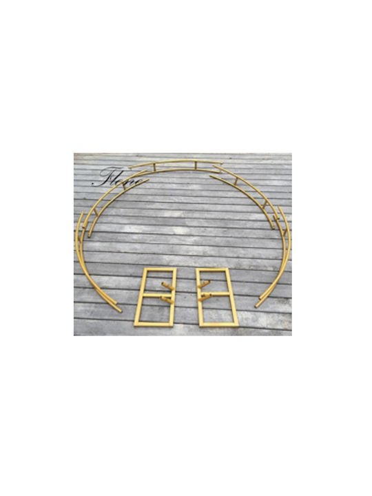 Μεταλλικη Αψιδα Οβαλ 250cm X 230cm 0621512 Χρυσο Μεταλλικη Αψιδα Οβαλ 250cm X 230cm 0621512 Χρυσο