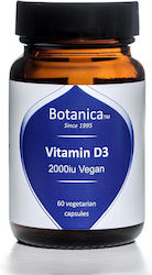 Botanica Βιταμίνη D3 Βιταμίνη 2000iu 1τμχ