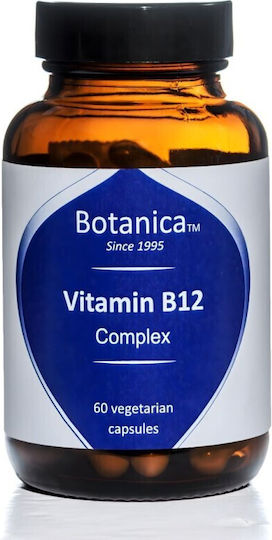 Botanica Vitamin B12 Βιταμίνη για την Υγεία του Νευρικού Συστήματος 60 φυτικές κάψουλες