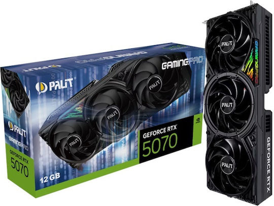 Palit GeForce RTX 5070 12GB GDDR7 GamingPro Κάρτα Γραφικών