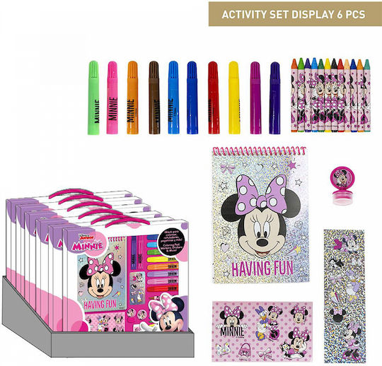 26-Piece Disney Minnie Mouse Coloring and Drawing Box Set