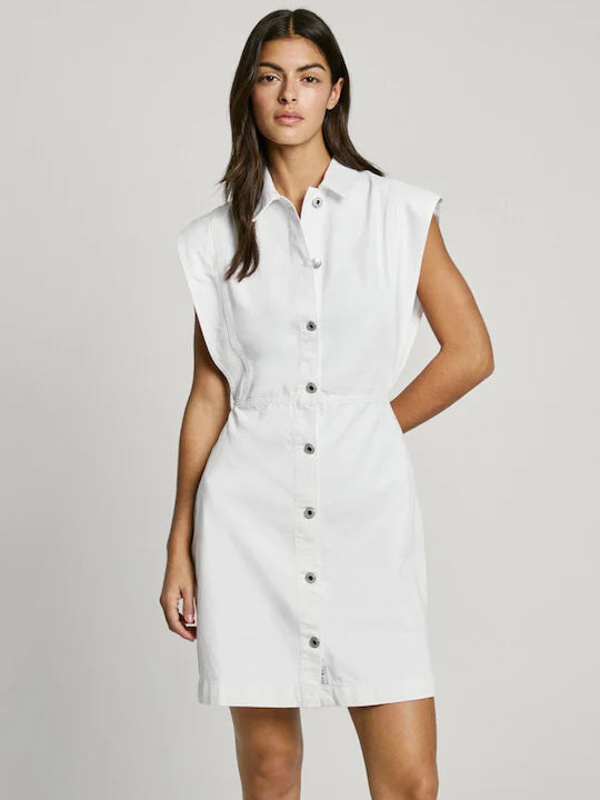 Dress Καλοκαιρινό Mini Φόρεμα White